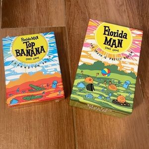 Florida Man Card Game (Played 1x) + Top Banana Expansion Pack (NEW)